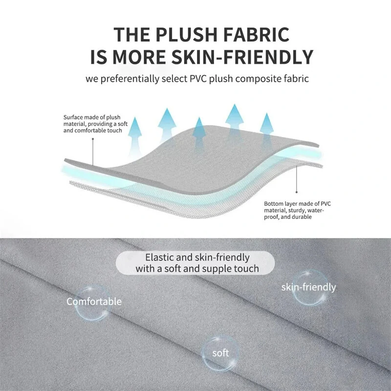 (image for) Portable Folding Inflatable Air Cushion Outdoor Travel Sleeping Camping PVC Neck Stretcher Backrest Airplane Comfortable Pillow